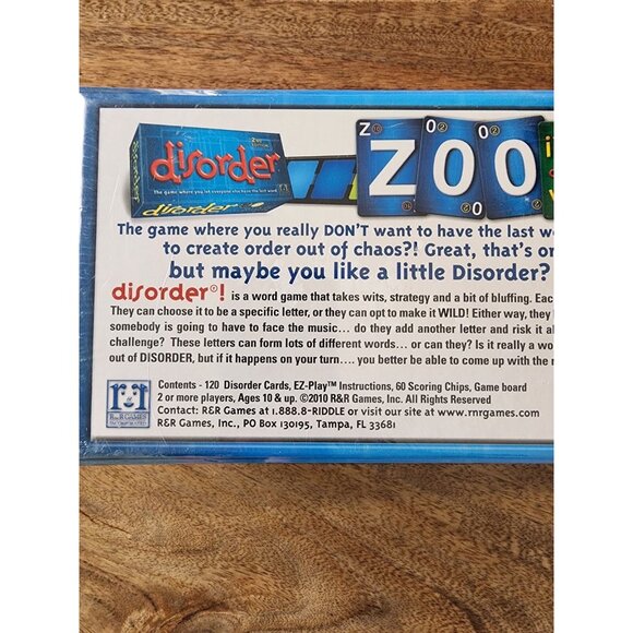 2nd Edition Disorder Party Family Fun Board Game | R & R Games - Picture 2 of 4